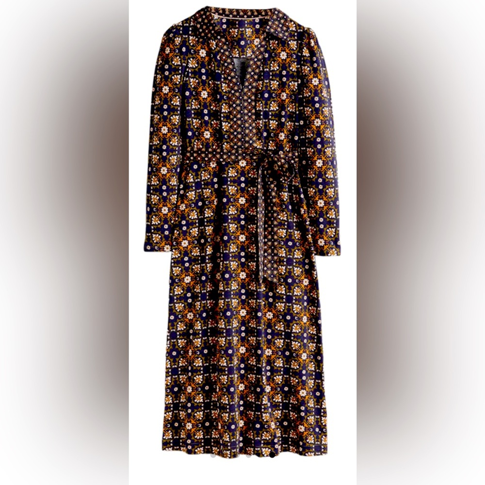Boden Jersey midi shirt dress - Picture 2 of 5